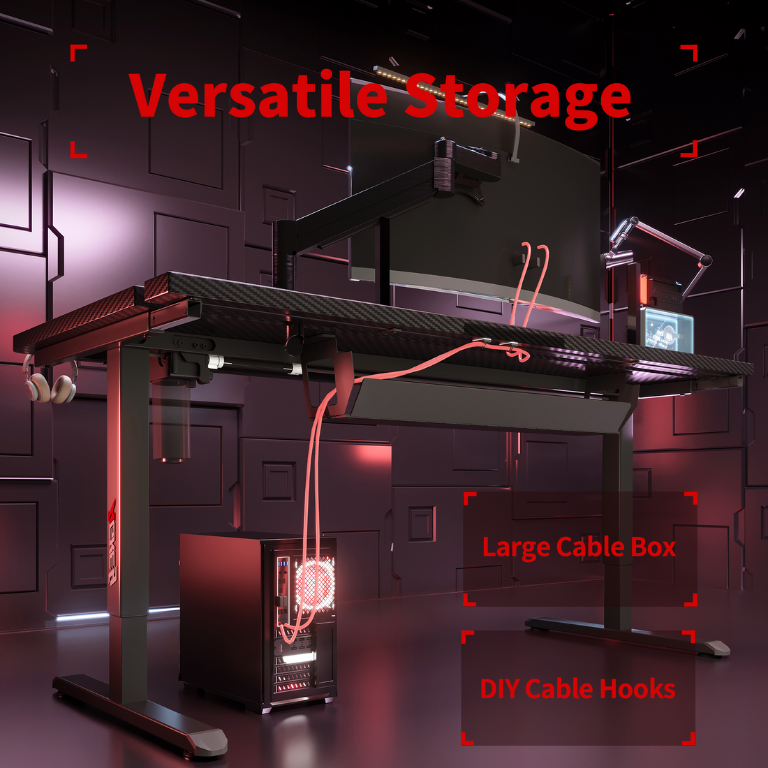 A Cable-First Gaming Desk Guide