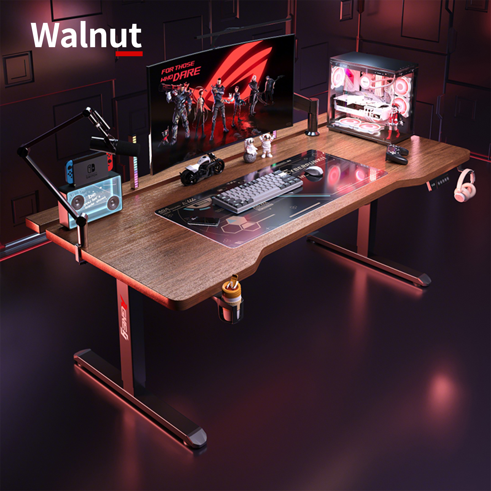 【Pre-Order】Height Adjustable Standing Desk – White