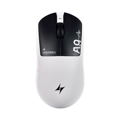ATK Dragonfly A9 Air+ lightweight wireless mouse in Shadow White