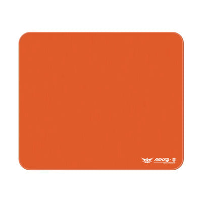 Orange AGKey Zero gaming mouse pad with rounded corners and white AGKEG logo and text in the bottom right.