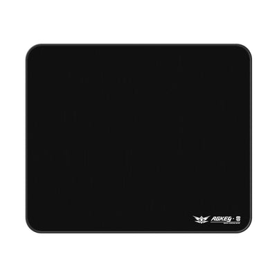 Black AGKey Zero gaming mouse pad, subtly textured with rounded corners and a white AGKeg logo.