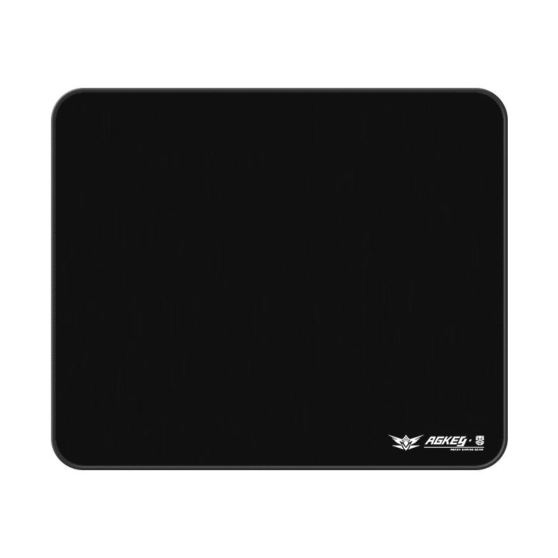 Black AGKey Zero gaming mouse pad, subtly textured with rounded corners and a white AGKeg logo.